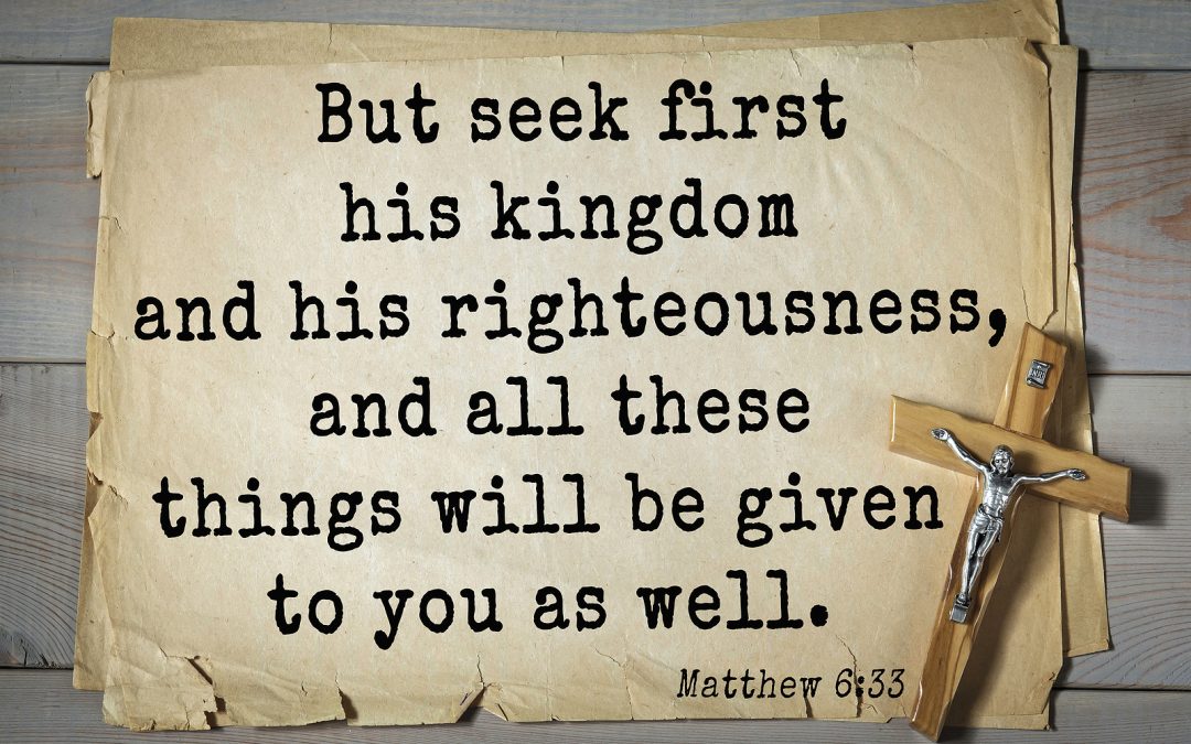 Seek First God’s Kingdom - Christian Genesis - Daily Devotional